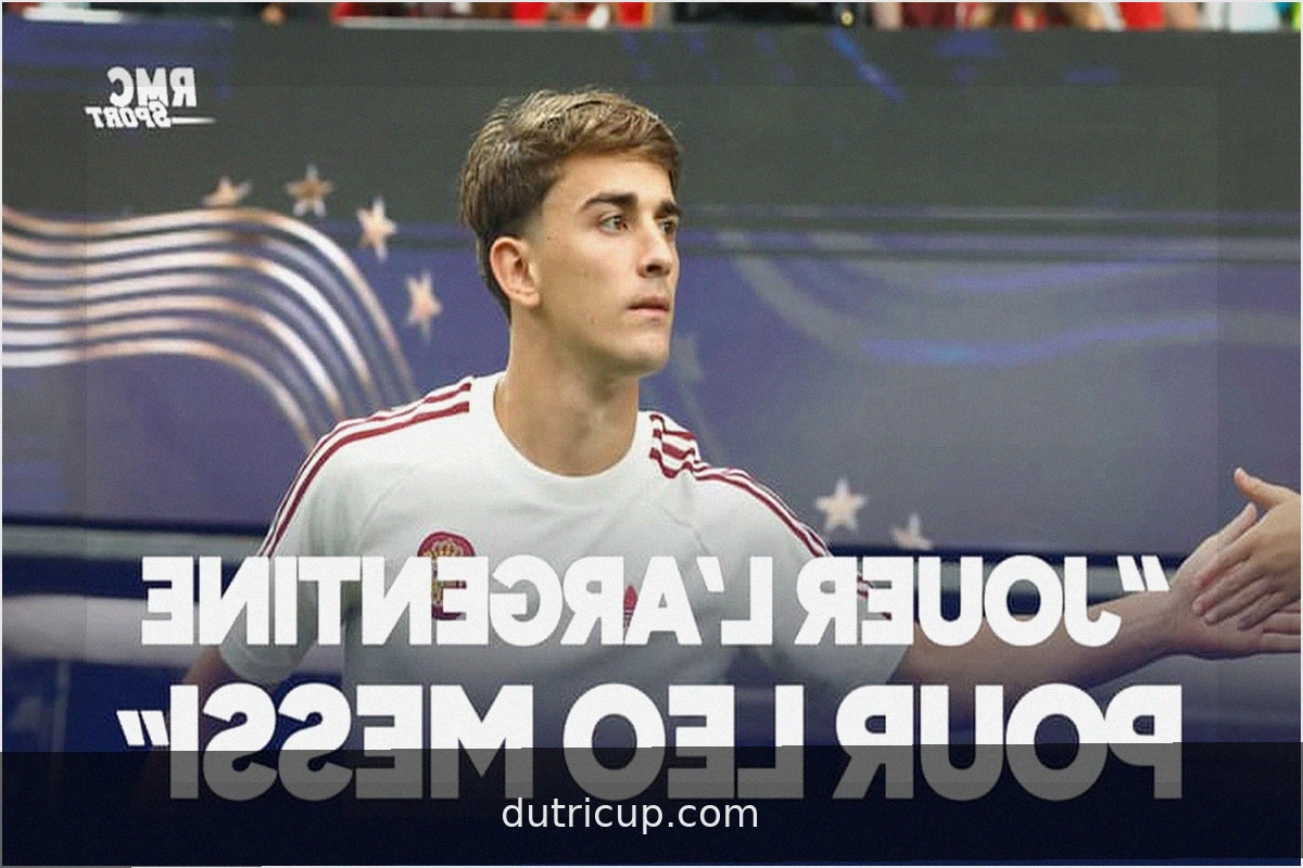 Gavi sueña con marcar el gol de la final del Mundial con España